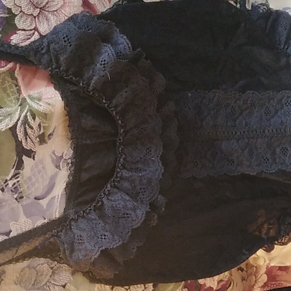Black lace bodysuit